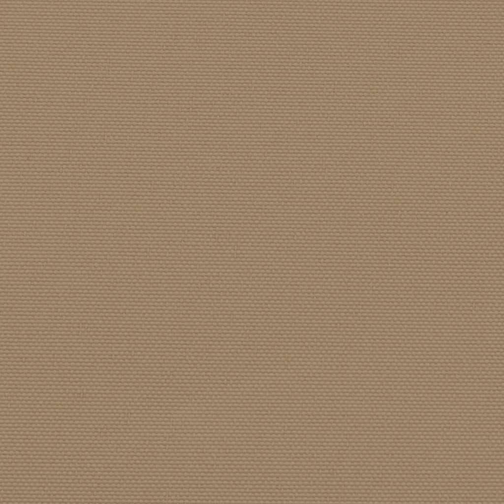 Ištraukiama šoninė pertvara, taupe spalvos, 140x1200cm