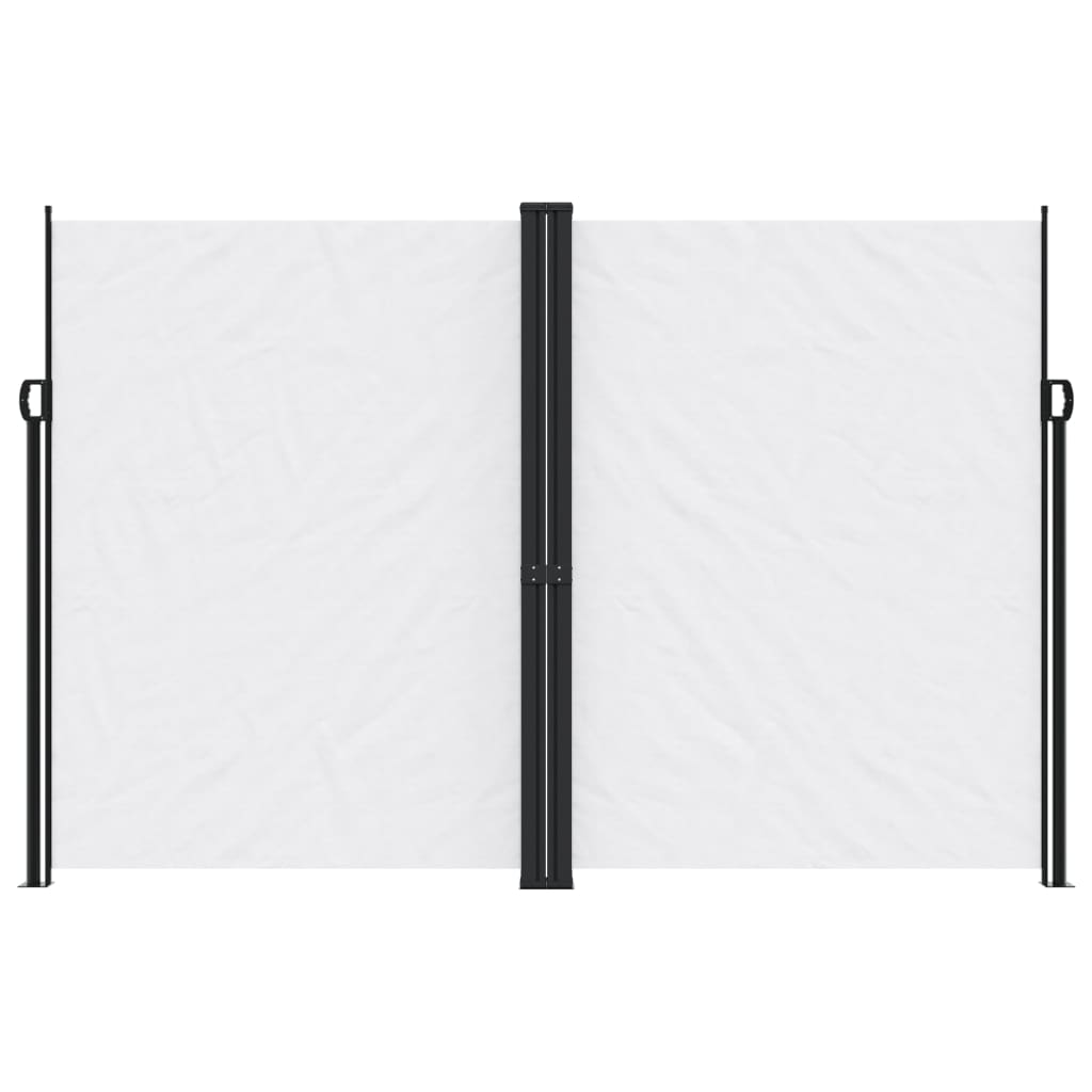 Ištraukiama šoninė pertvara, baltos spalvos, 220x1200cm