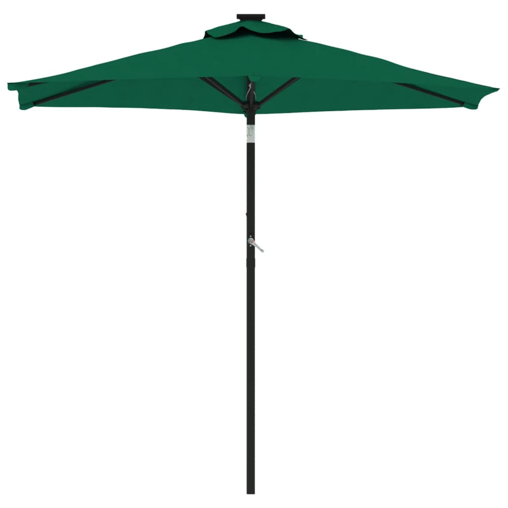 Parasol with steel pole, anthracite, 225x225x212cm
