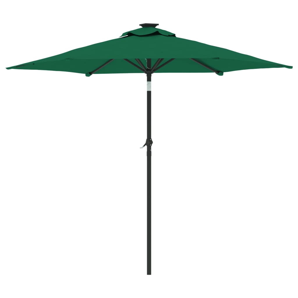 Parasol with steel pole, anthracite, 225x225x212cm