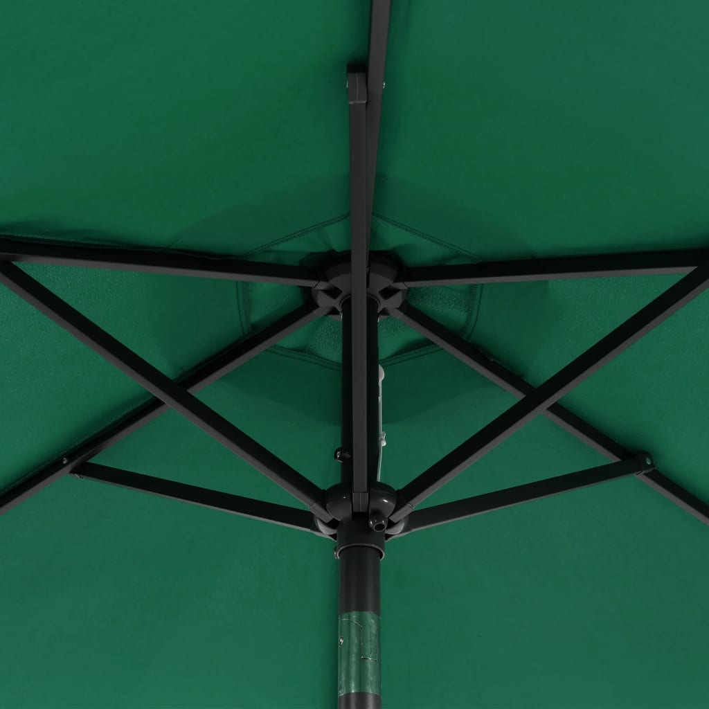 Parasol with steel pole, anthracite, 225x225x212cm