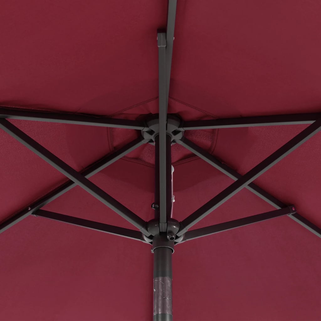Sodo skėtis COLTER, raudona, 225x225x212cm A