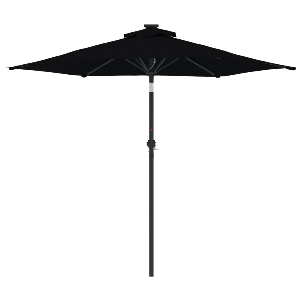 Sodo skėtis COLTER, juoda, 225x225x212cm A