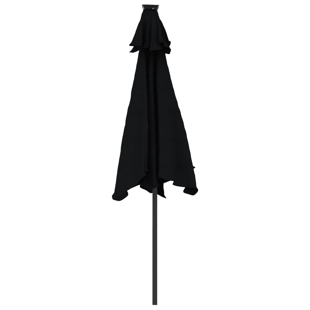 Sodo skėtis COLTER, juoda, 225x225x212cm A