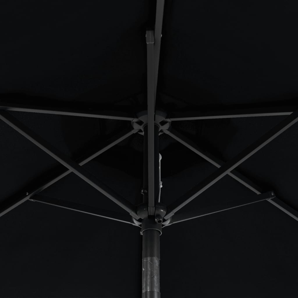 Sodo skėtis COLTER, juoda, 225x225x212cm A