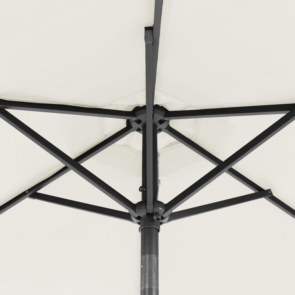 Sodo skėtis COLTER, balta, 225x225x212cm B