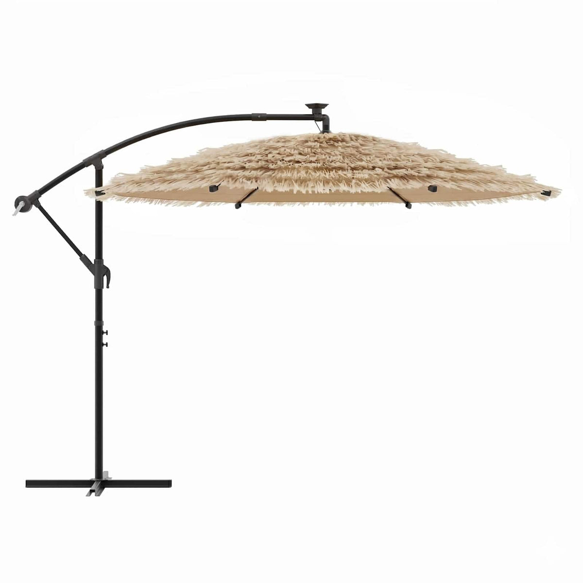 Sodo skėtis LED CREED, ruda, 246x246x230cm