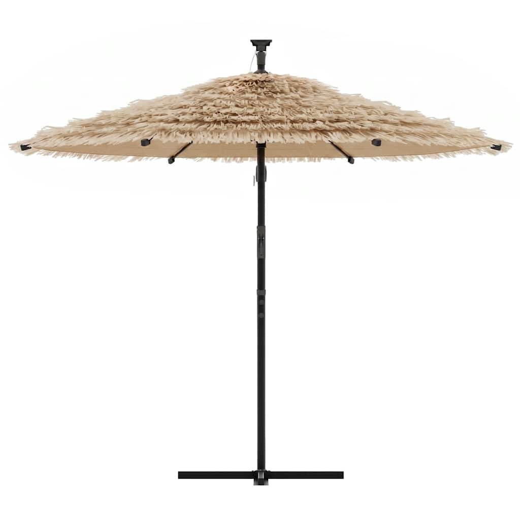 Sodo skėtis LED CREW, ruda, 269x269x235cm