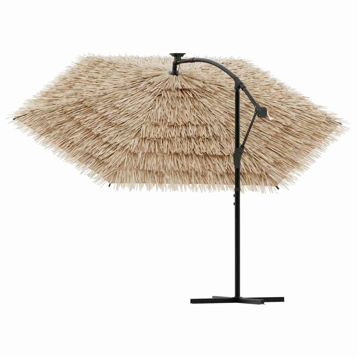 Sodo skėtis LED CREW, ruda, 269x269x235cm