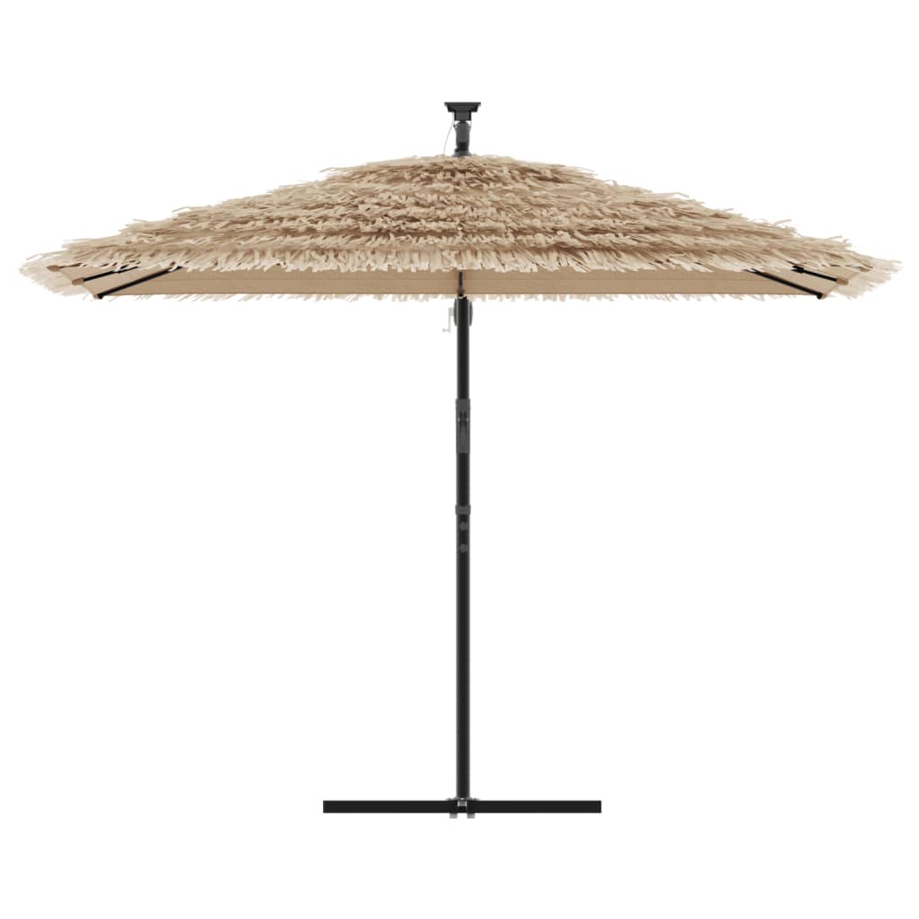 Sodo skėtis LED CRUZ, ruda, 290x290x238cm