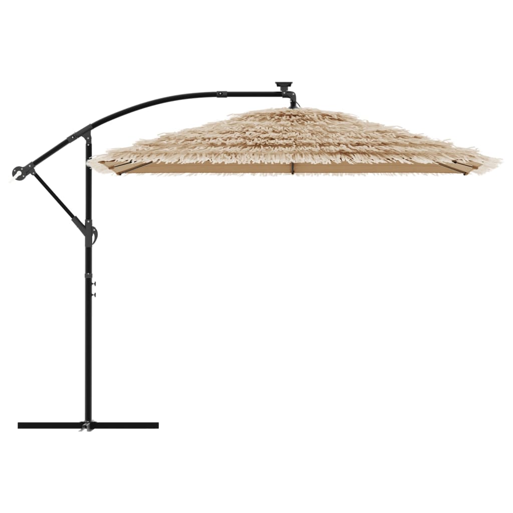 Sodo skėtis LED CRUZ, ruda, 290x290x238cm