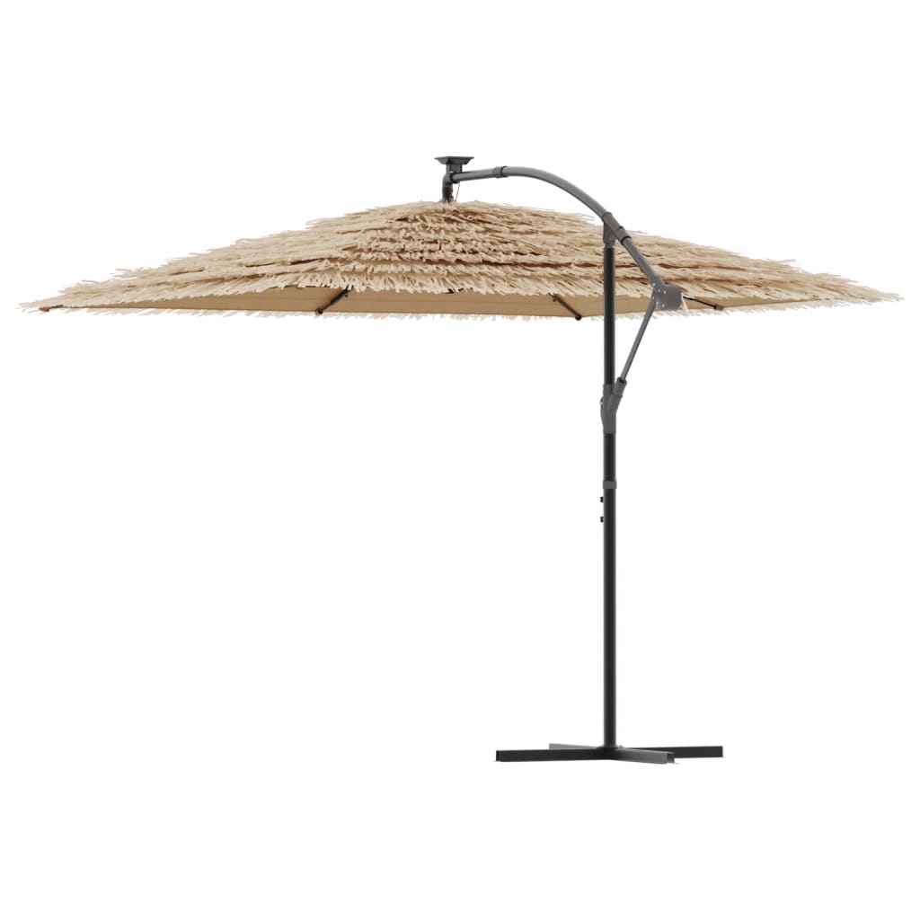 Sodo skėtis LED CRUZ, ruda, 290x290x238cm