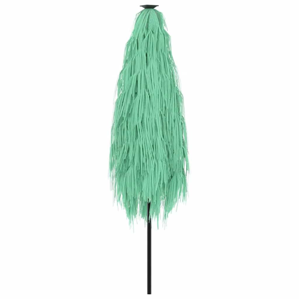 Parasol with steel pole, green, 300x200x250cm