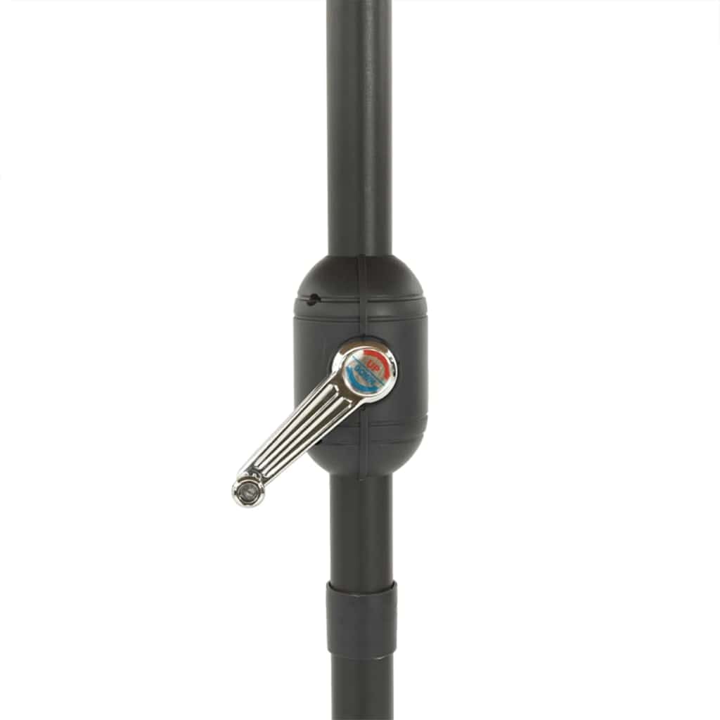 Parasol with steel pole, green, 300x200x250cm