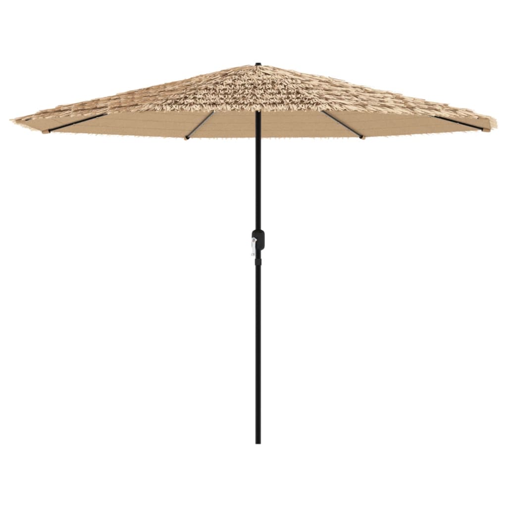 Sodo skėtis LED DARREN, ruda, 388x388x248cm