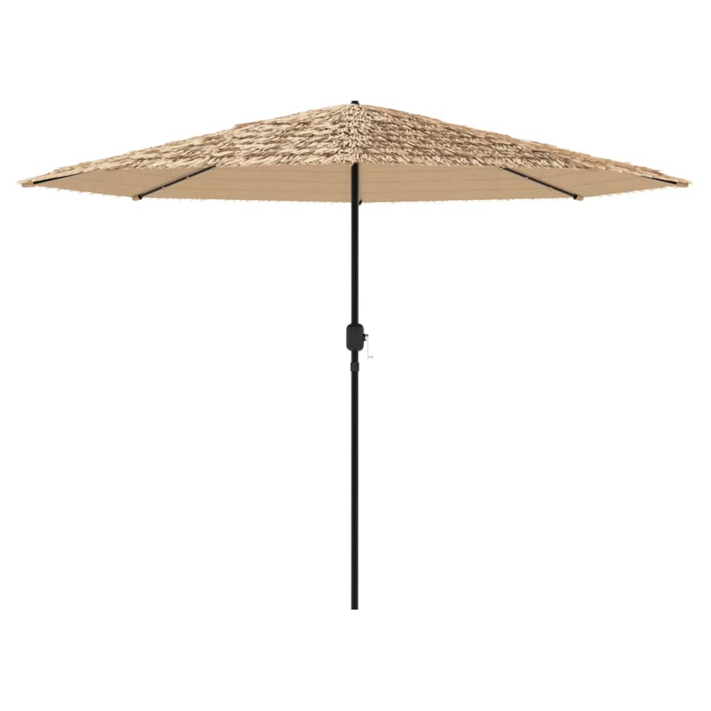 Sodo skėtis LED DARREN, ruda, 388x388x248cm