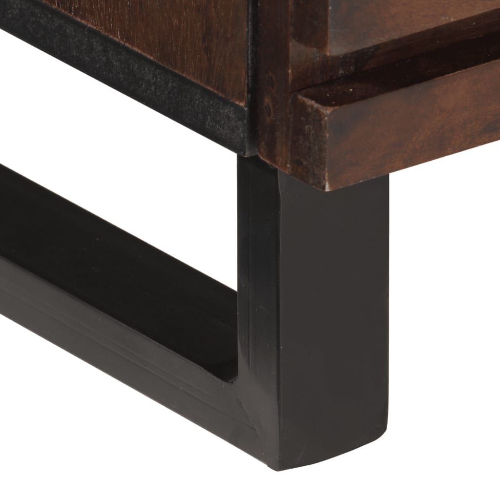 Televizoriaus spintelė, ruda, 70x34x46cm, mango masyvas