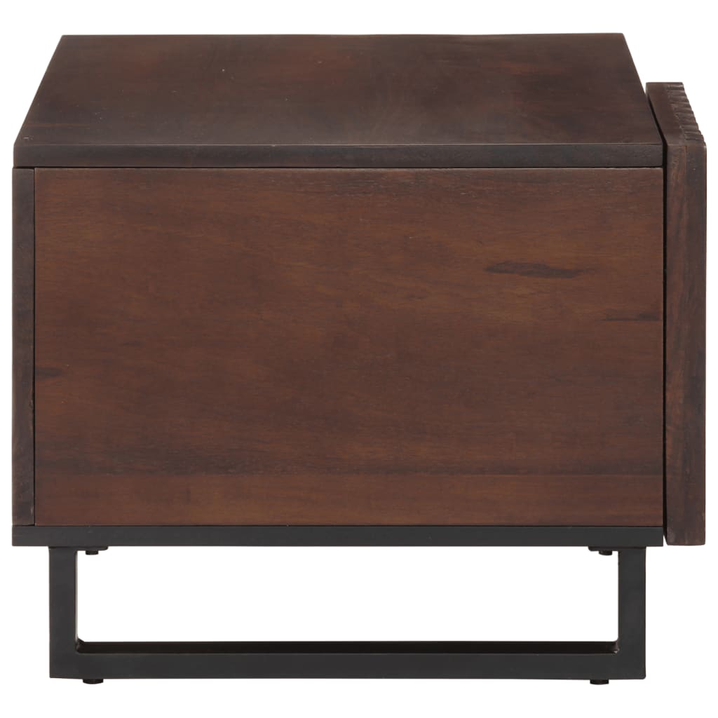 Coffee table, brown, 80x51x40cm, solid mango wood