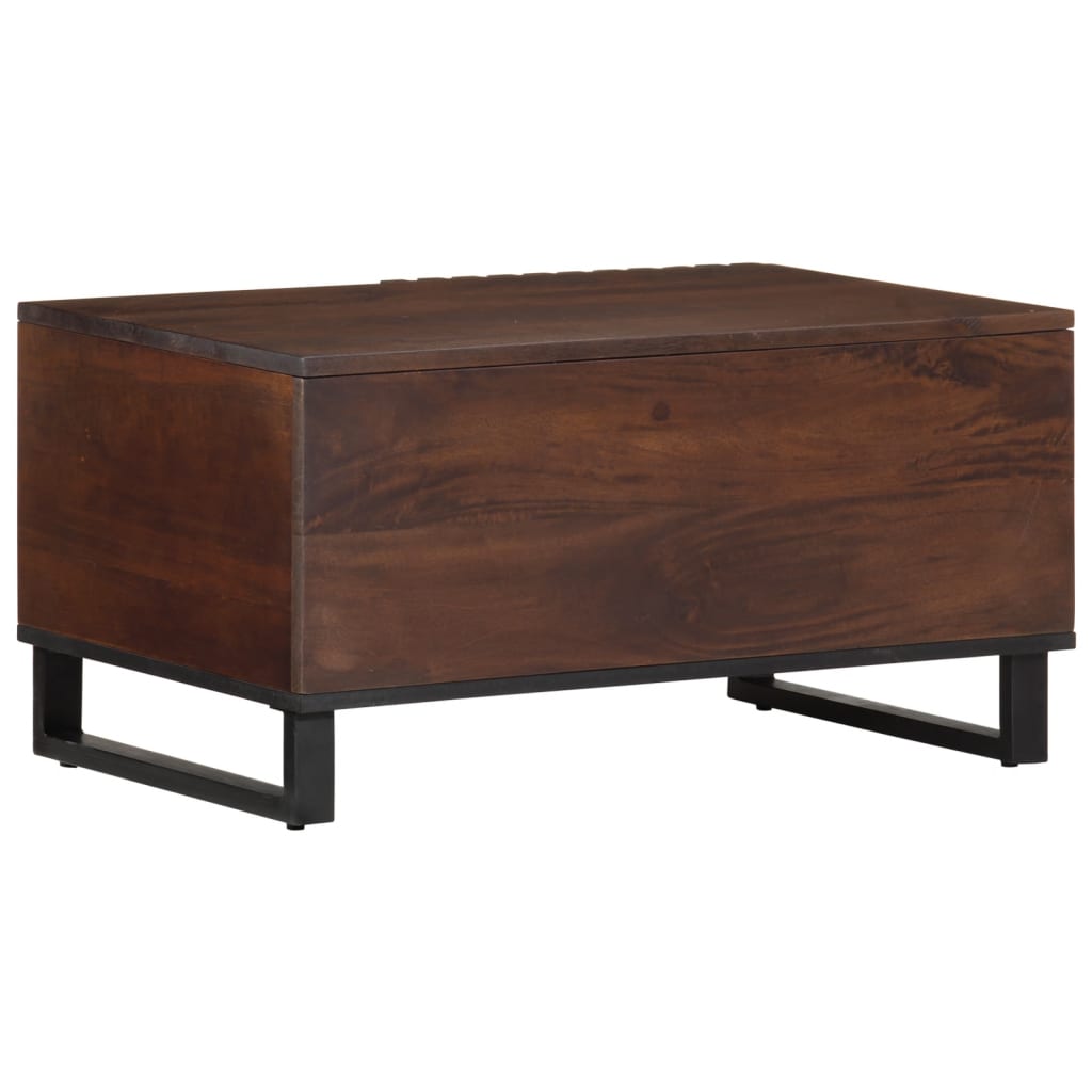 Coffee table, brown, 80x51x40cm, solid mango wood