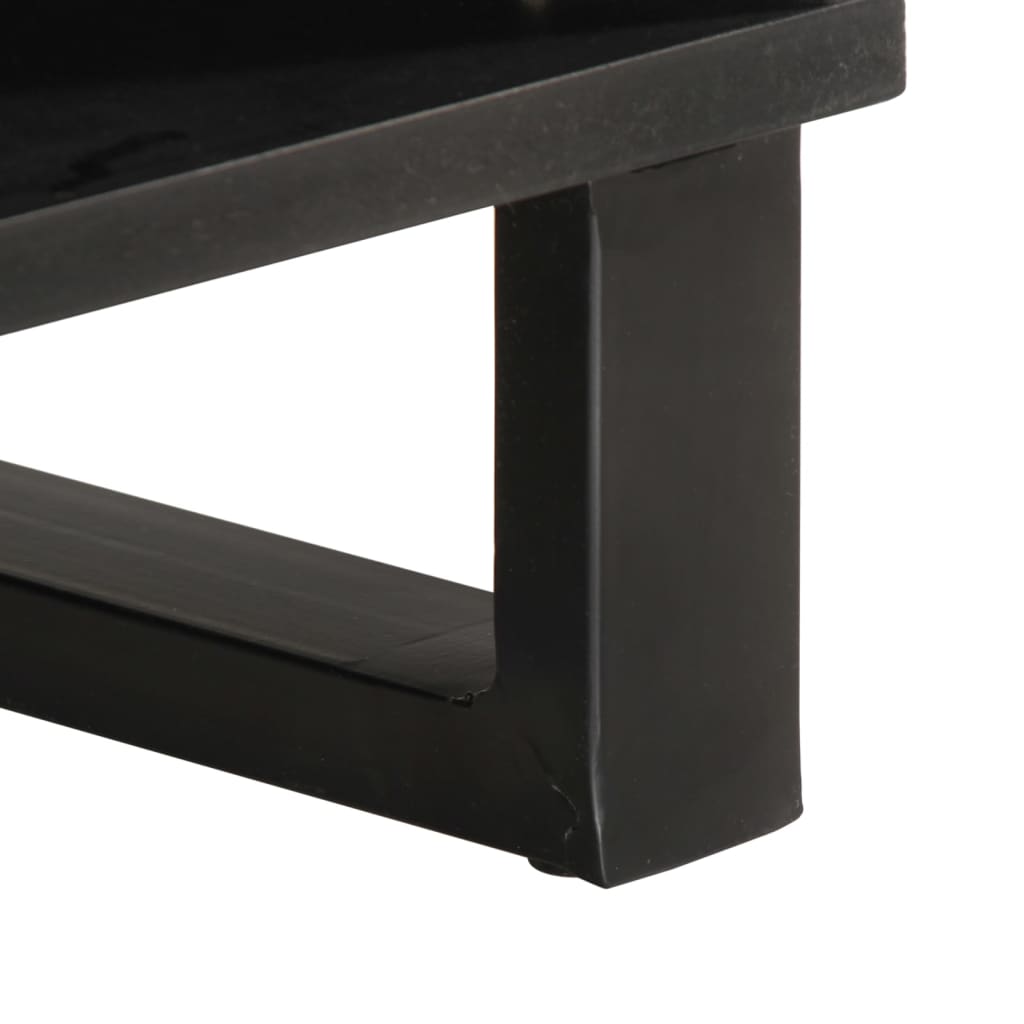 Coffee table, brown, 80x51x40cm, solid mango wood