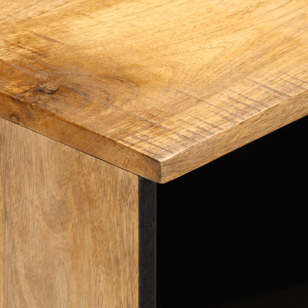 Bedside cabinets, 2 pcs, 40x34x46cm, solid mango wood