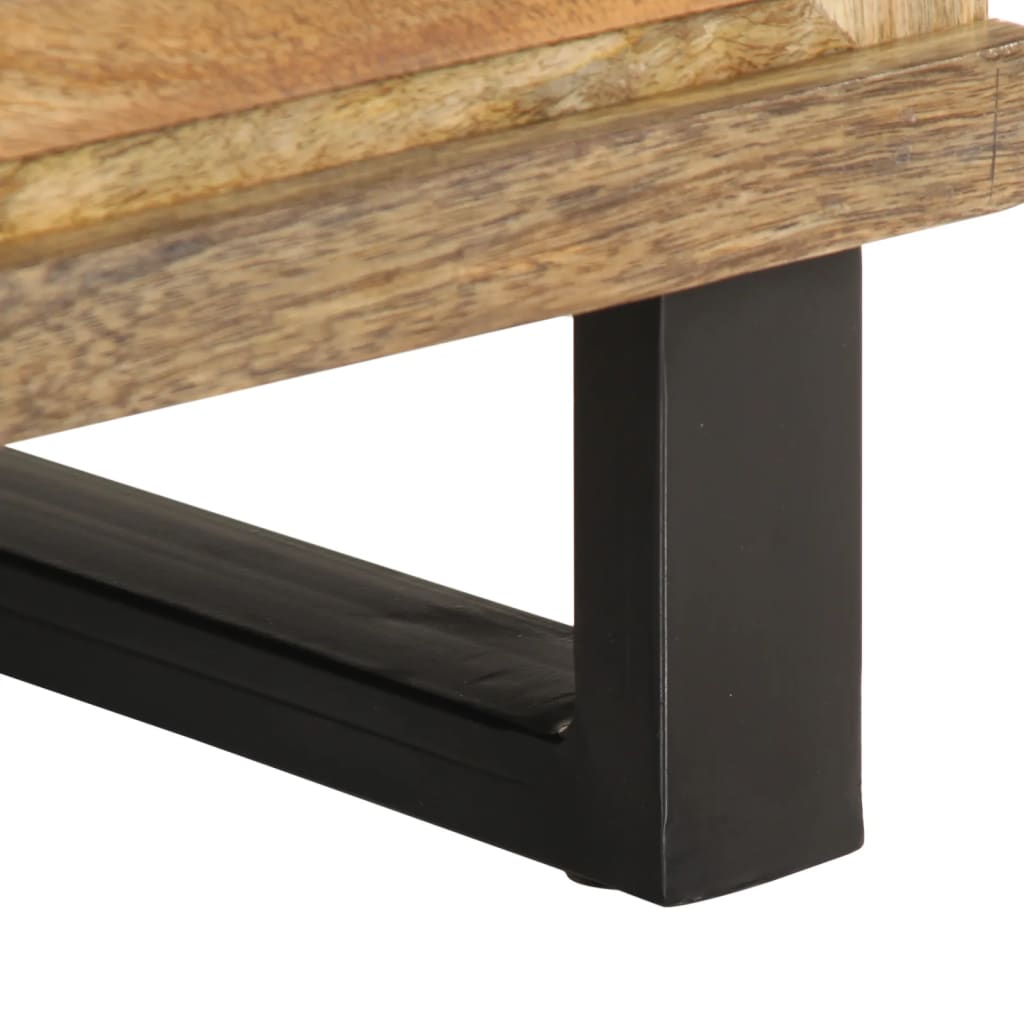 Bedside cabinets, 2 pcs, 40x34x46cm, solid mango wood
