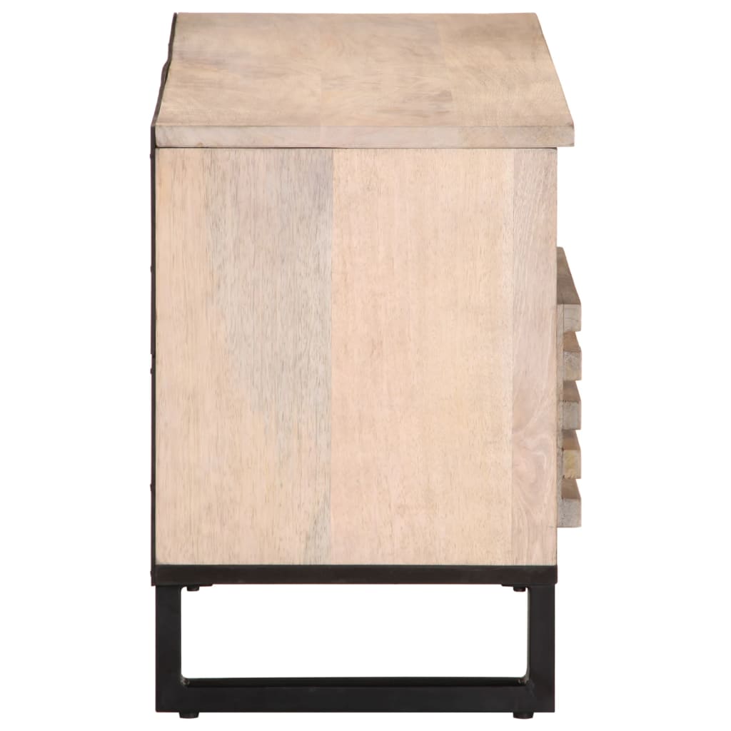 TV cabinet, 100x34x46cm, solid mango wood