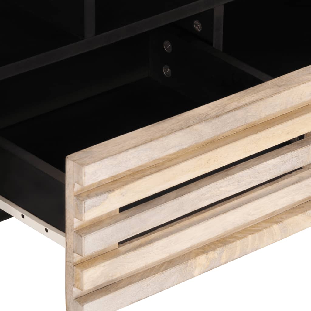 TV cabinet, 100x34x46cm, solid mango wood