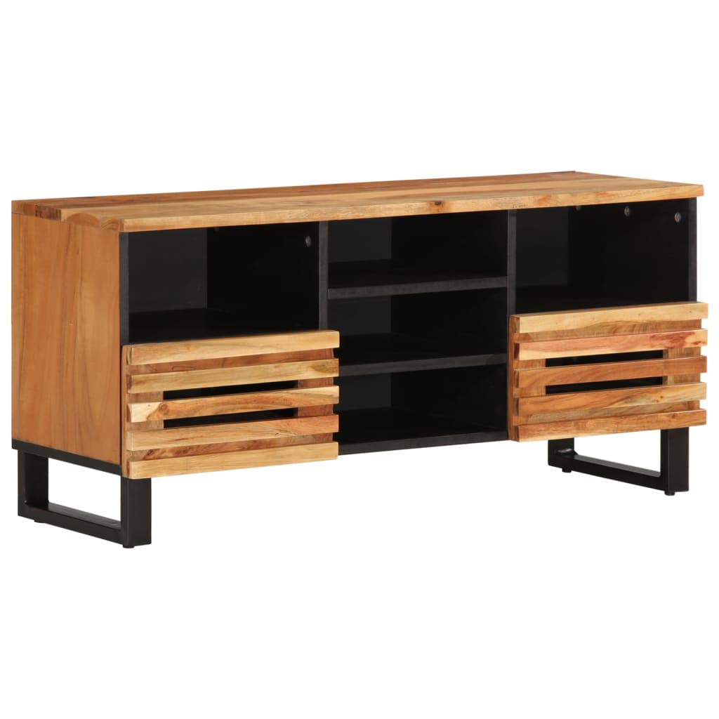 TV cabinet, 100x34x46cm, solid acacia wood