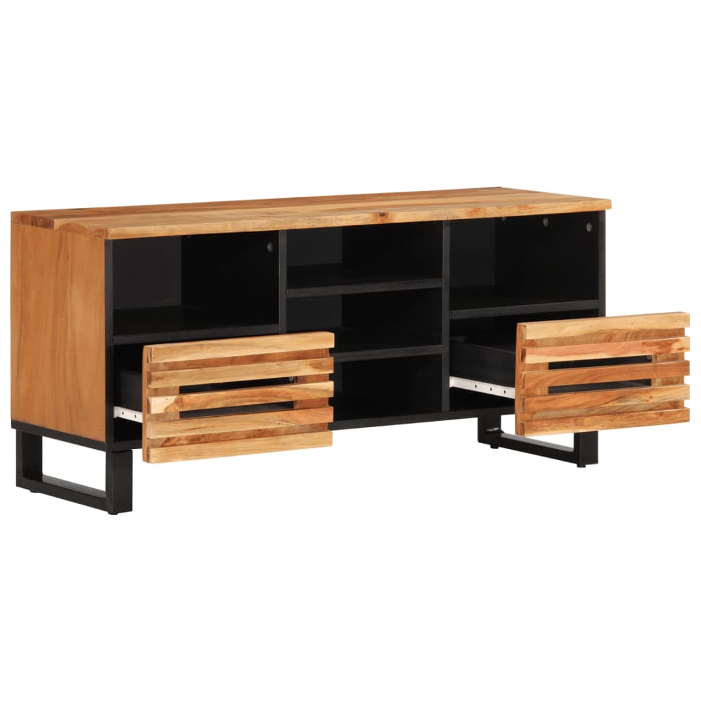 TV cabinet, 100x34x46cm, solid acacia wood