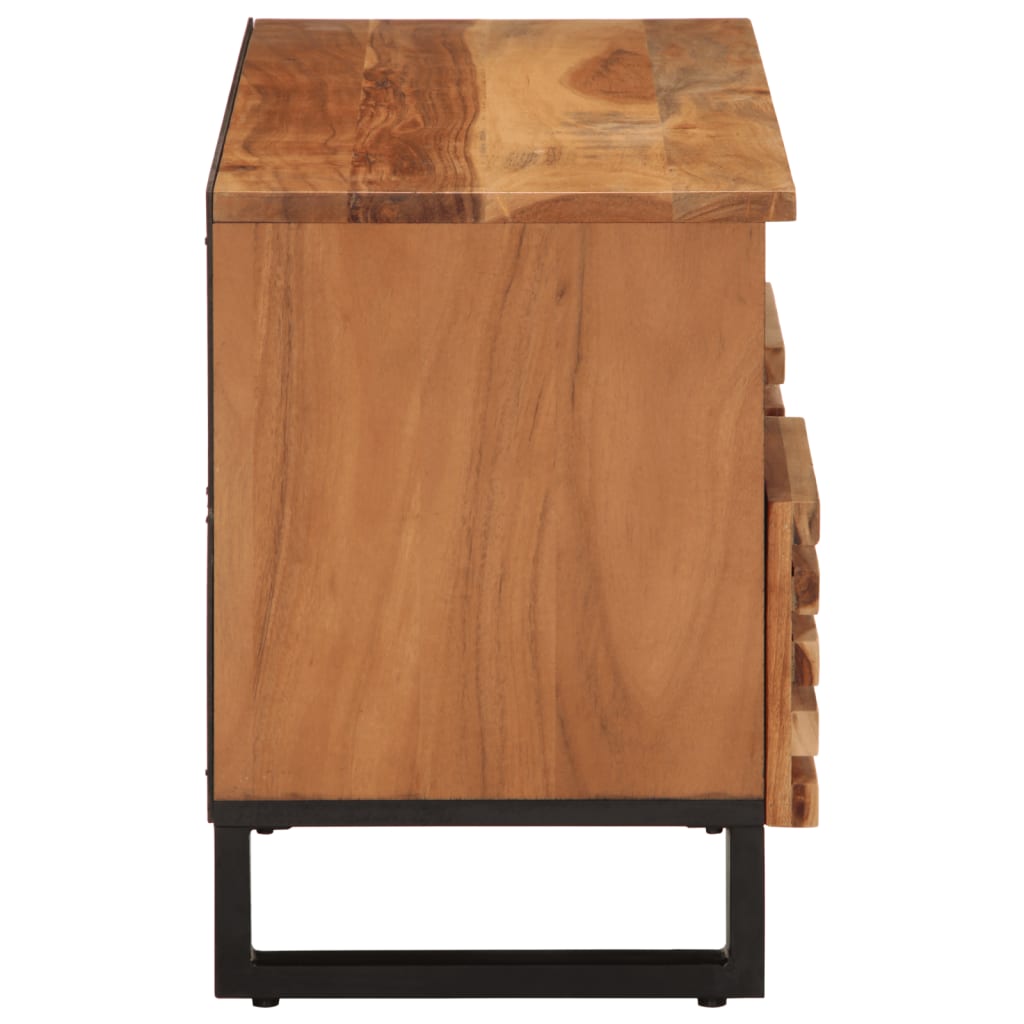 TV cabinet, 100x34x46cm, solid acacia wood