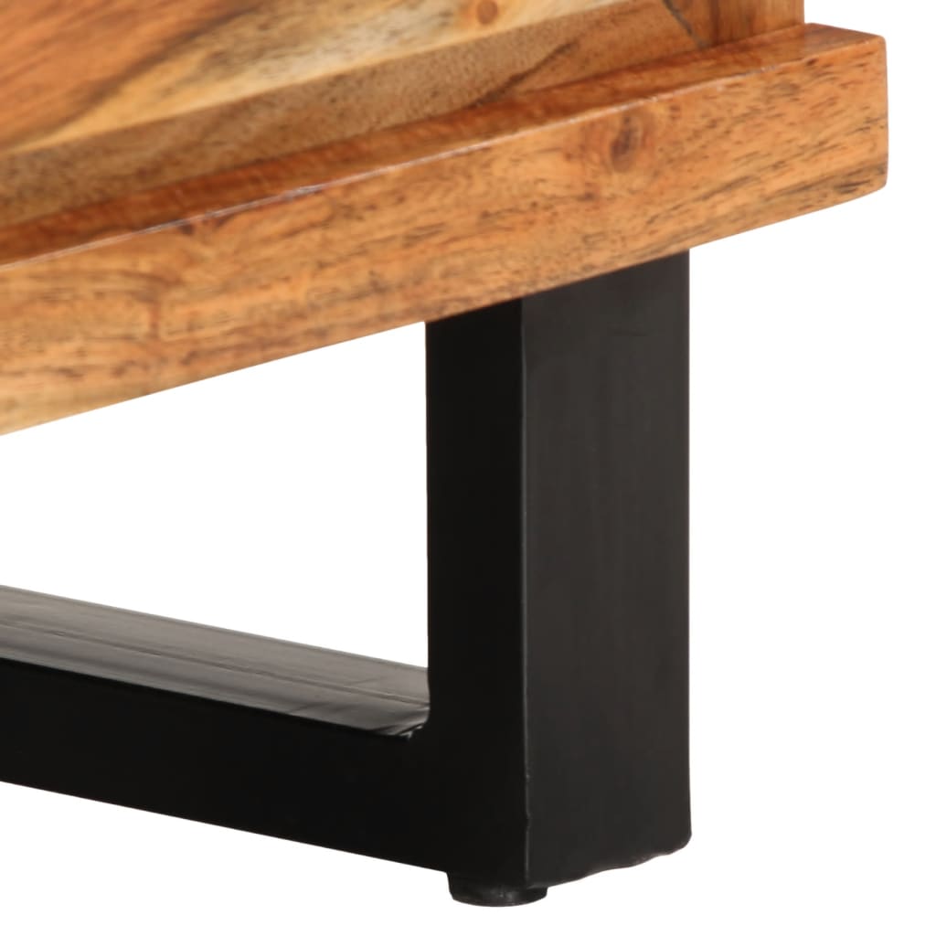 TV cabinet, 100x34x46cm, solid acacia wood