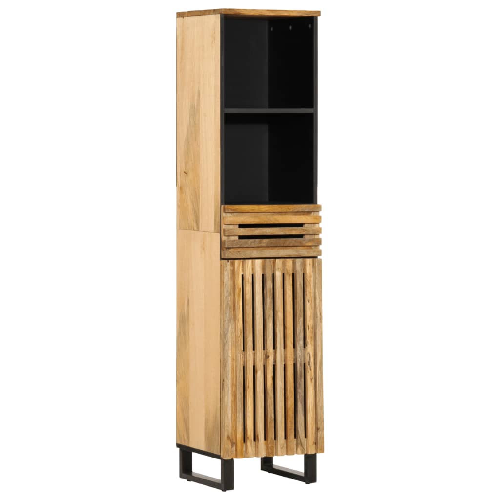 Side cabinet, 38x34x160cm, rough mango wood