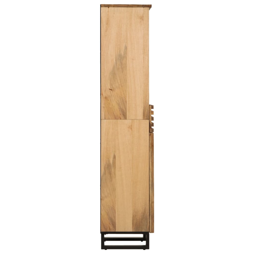 Side cabinet, 38x34x160cm, rough mango wood