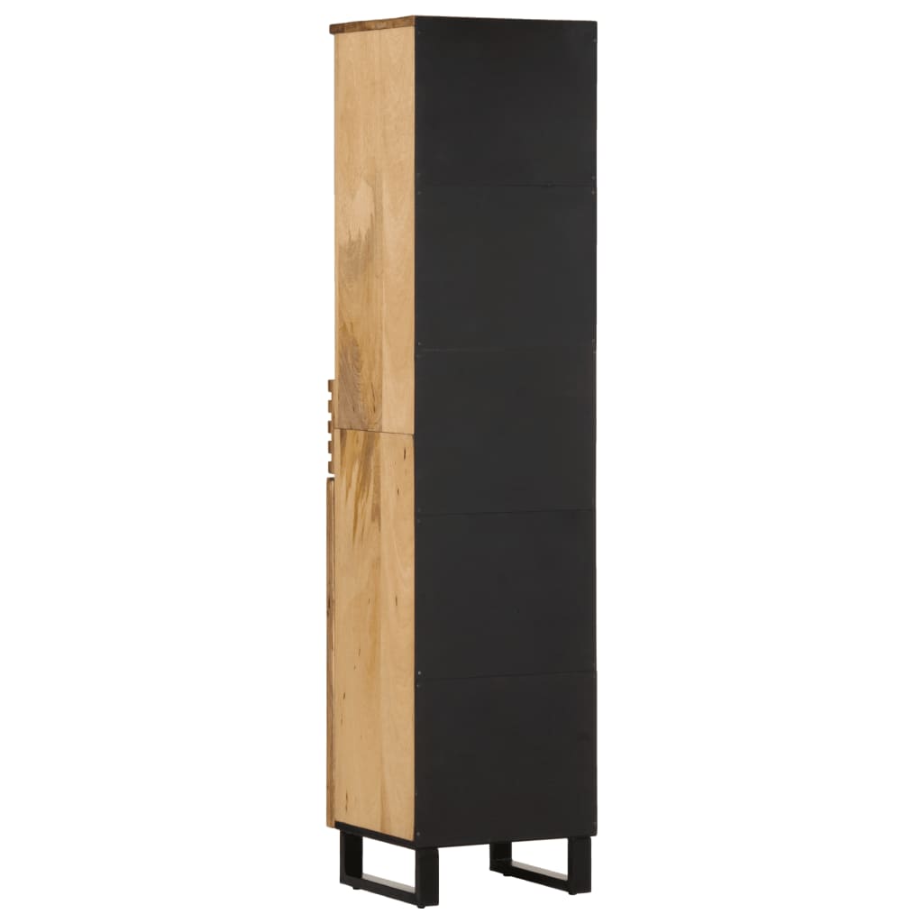 Side cabinet, 38x34x160cm, rough mango wood