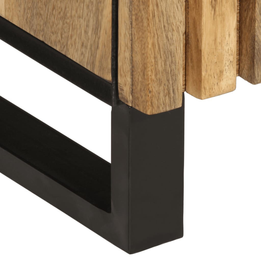 Side cabinet, 38x34x160cm, rough mango wood