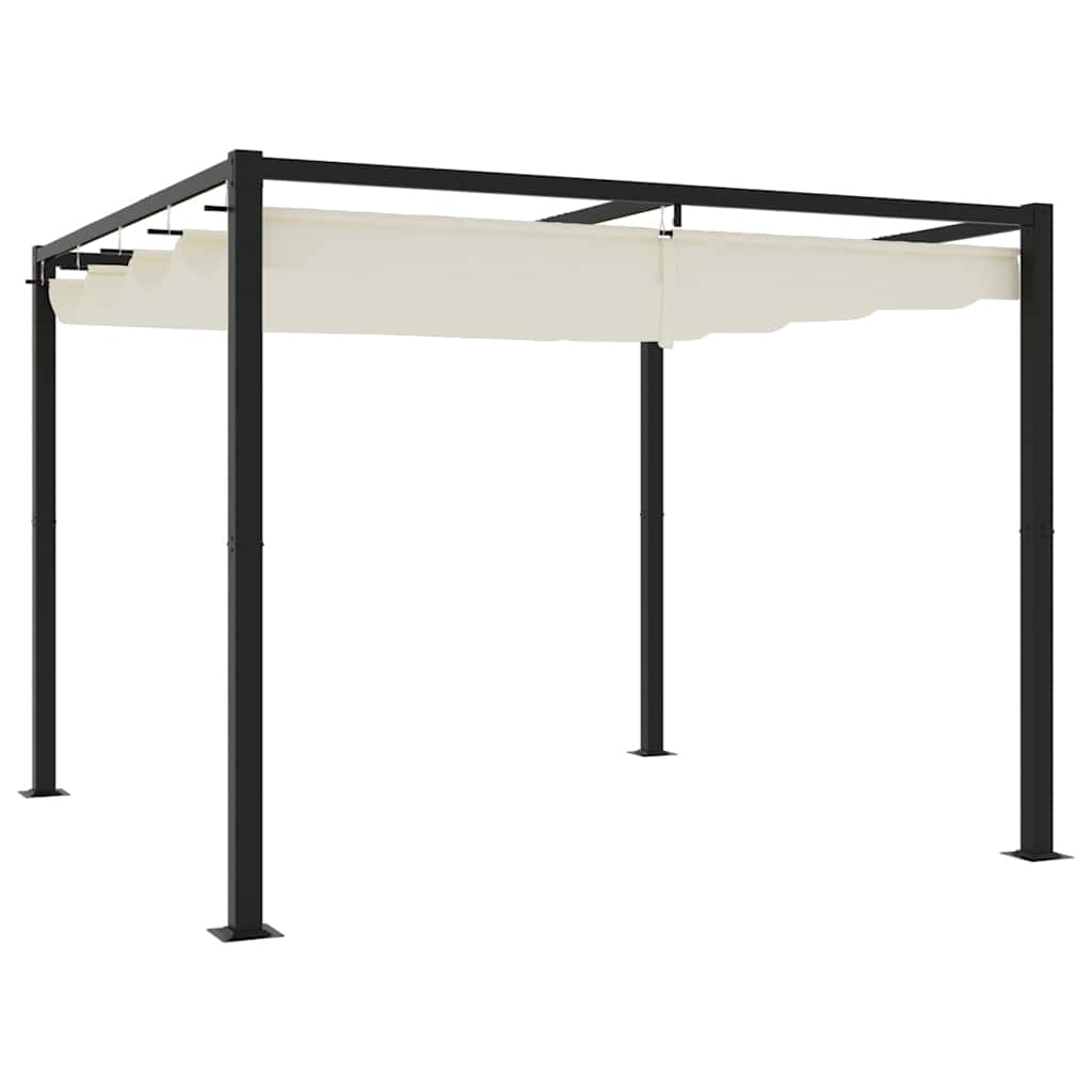 Pavėsinė ištraukiamu stogu HELIOS, 3x3m