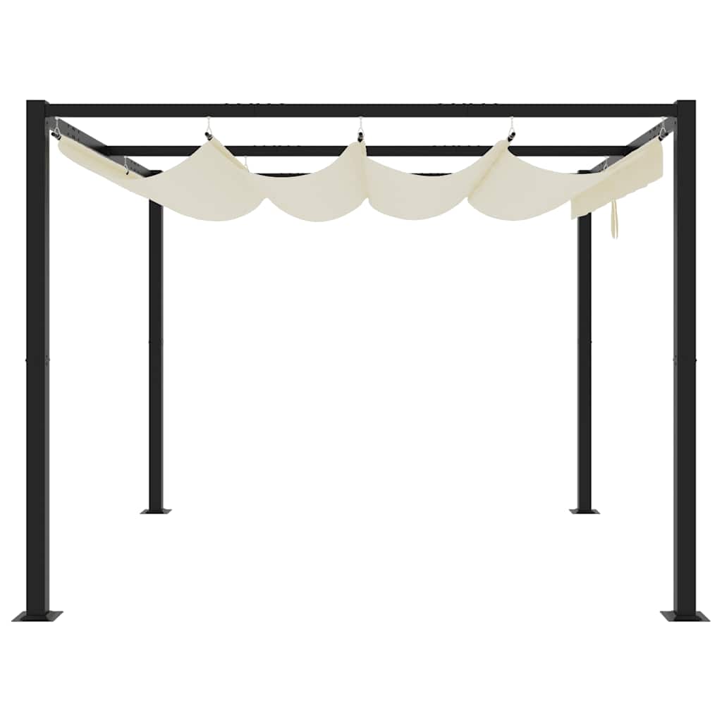 Pavėsinė ištraukiamu stogu HELIOS, 3x3m