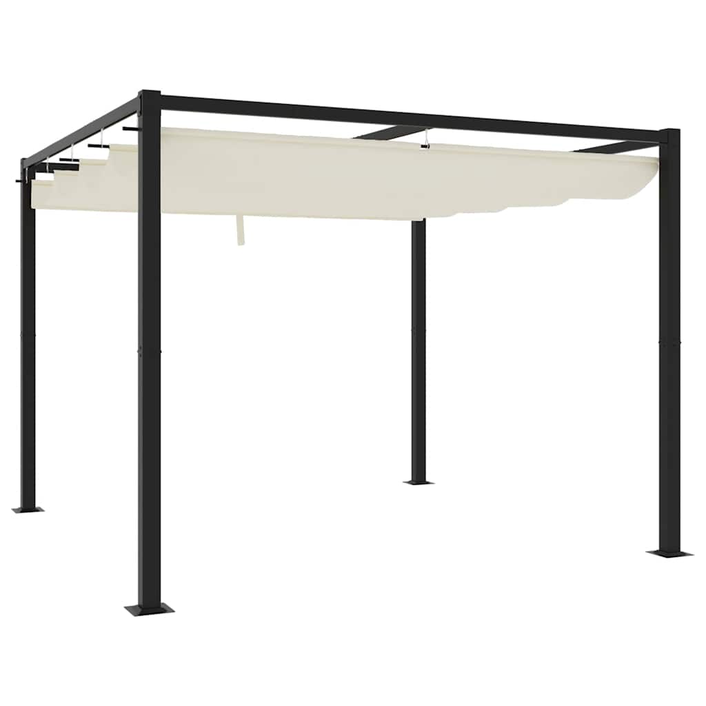 Pavėsinė ištraukiamu stogu HELIOS, 3x3m