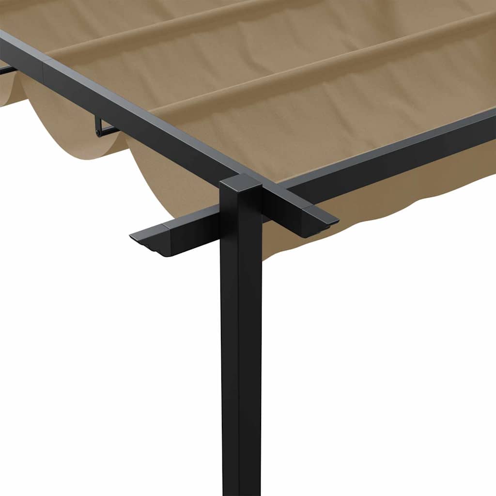 Pavėsinė Taupe 400 x 300 x 200 cm Poliesteris