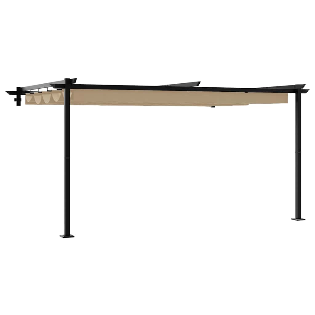 Pavėsinė Taupe 400 x 300 x 200 cm Poliesteris