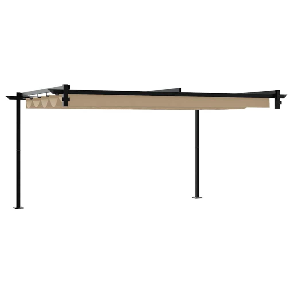 Pavėsinė Taupe 400 x 300 x 200 cm Poliesteris