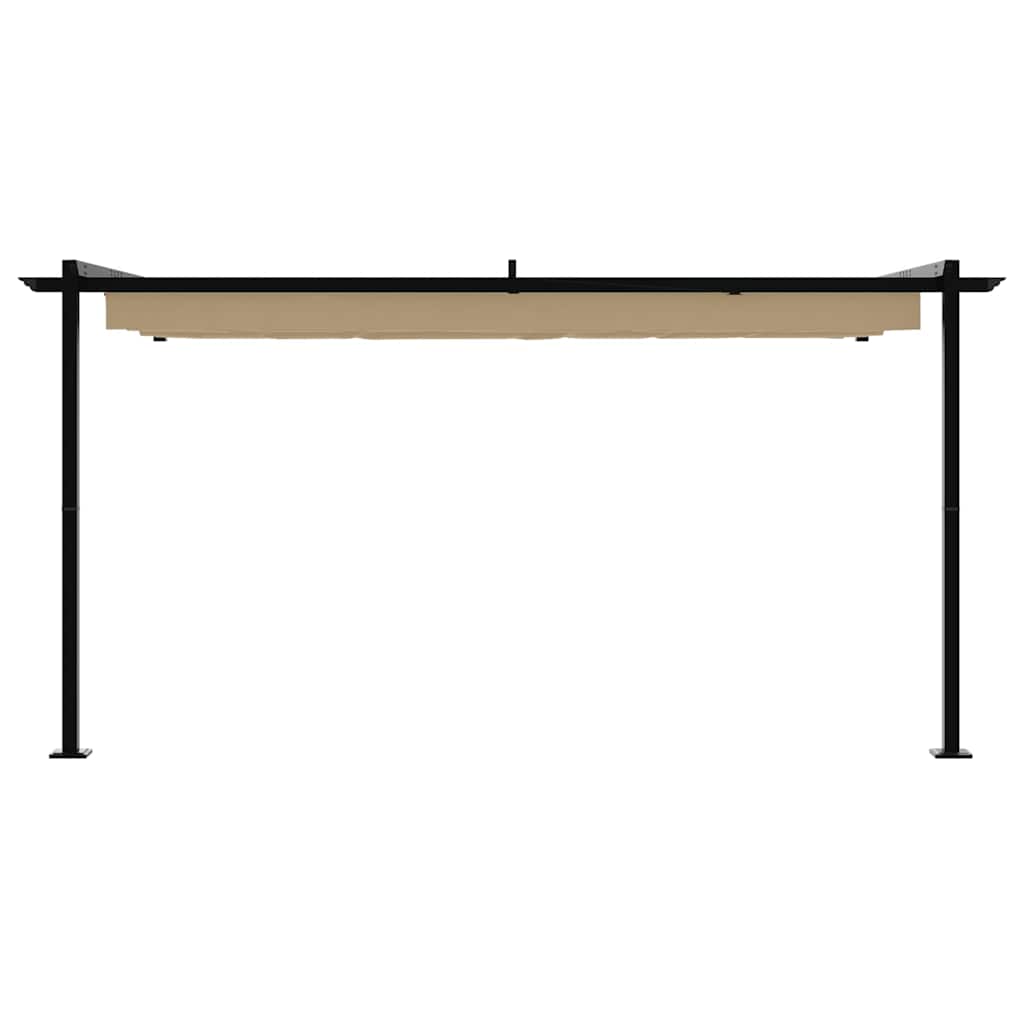 Pavėsinė Taupe 400 x 300 x 200 cm Poliesteris