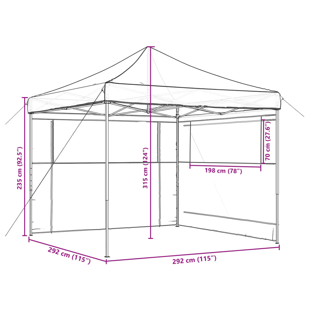Event tent ILEX, brown