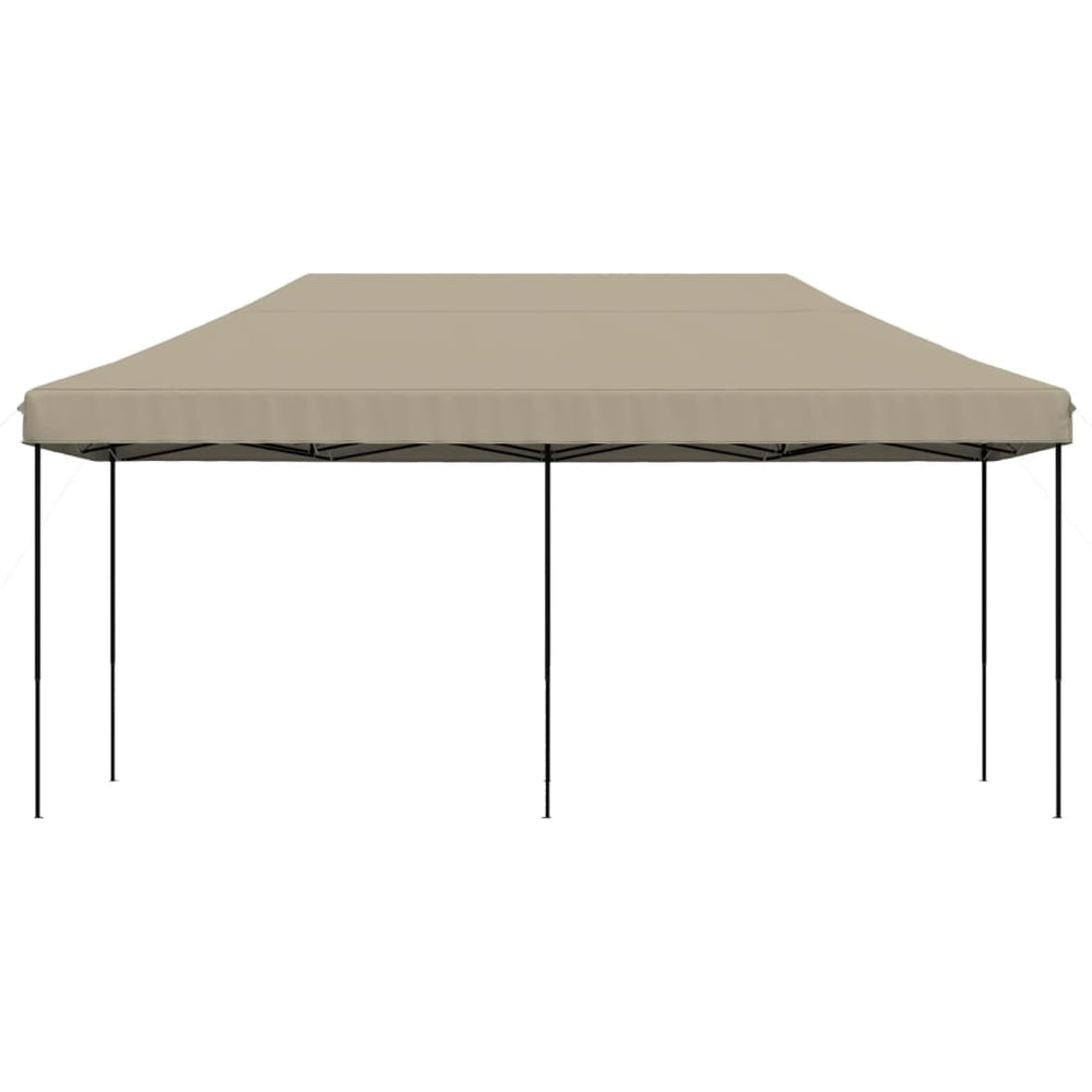 Išskleidžiama proginė palapinė, taupe spalvos, 580x292x315cm