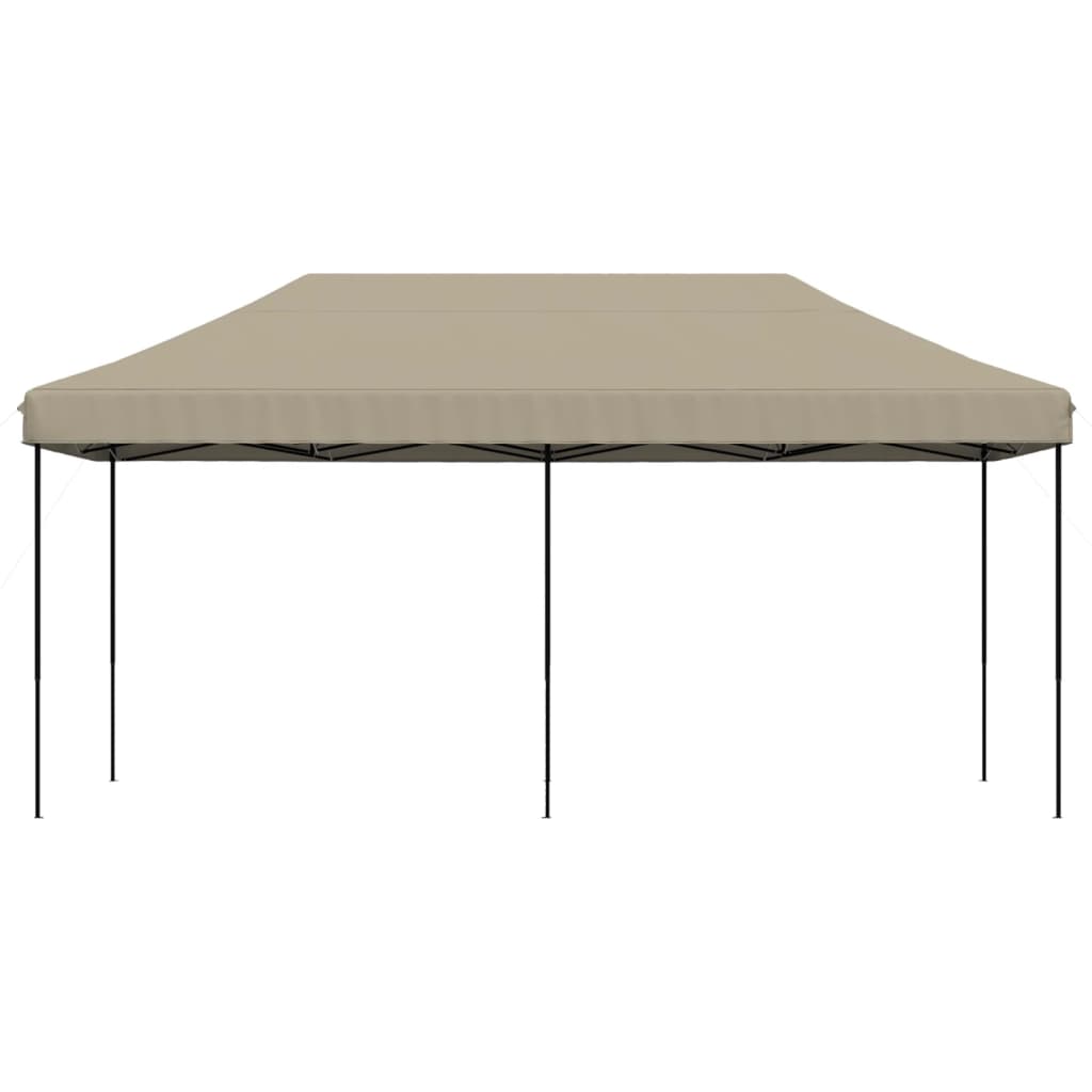 Išskleidžiama proginė palapinė, taupe spalvos, 580x292x315cm