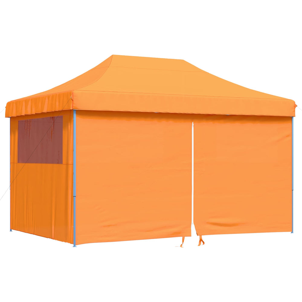 Išskleidžiama proginė palapinė su 4 sienomis, oranžinė