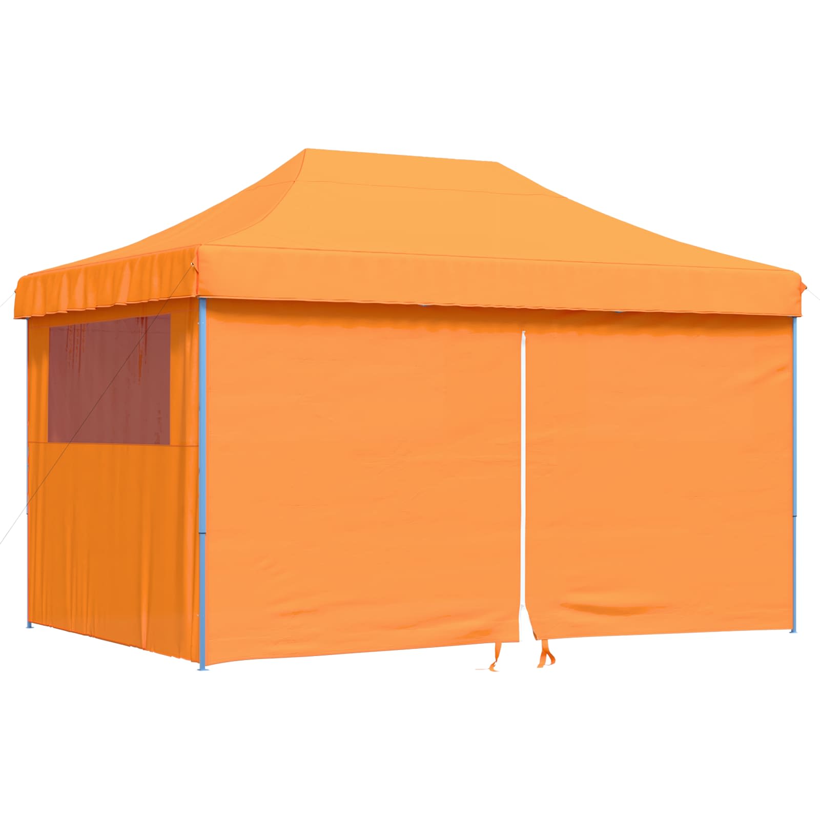 Išskleidžiama proginė palapinė su 4 sienomis, oranžinė