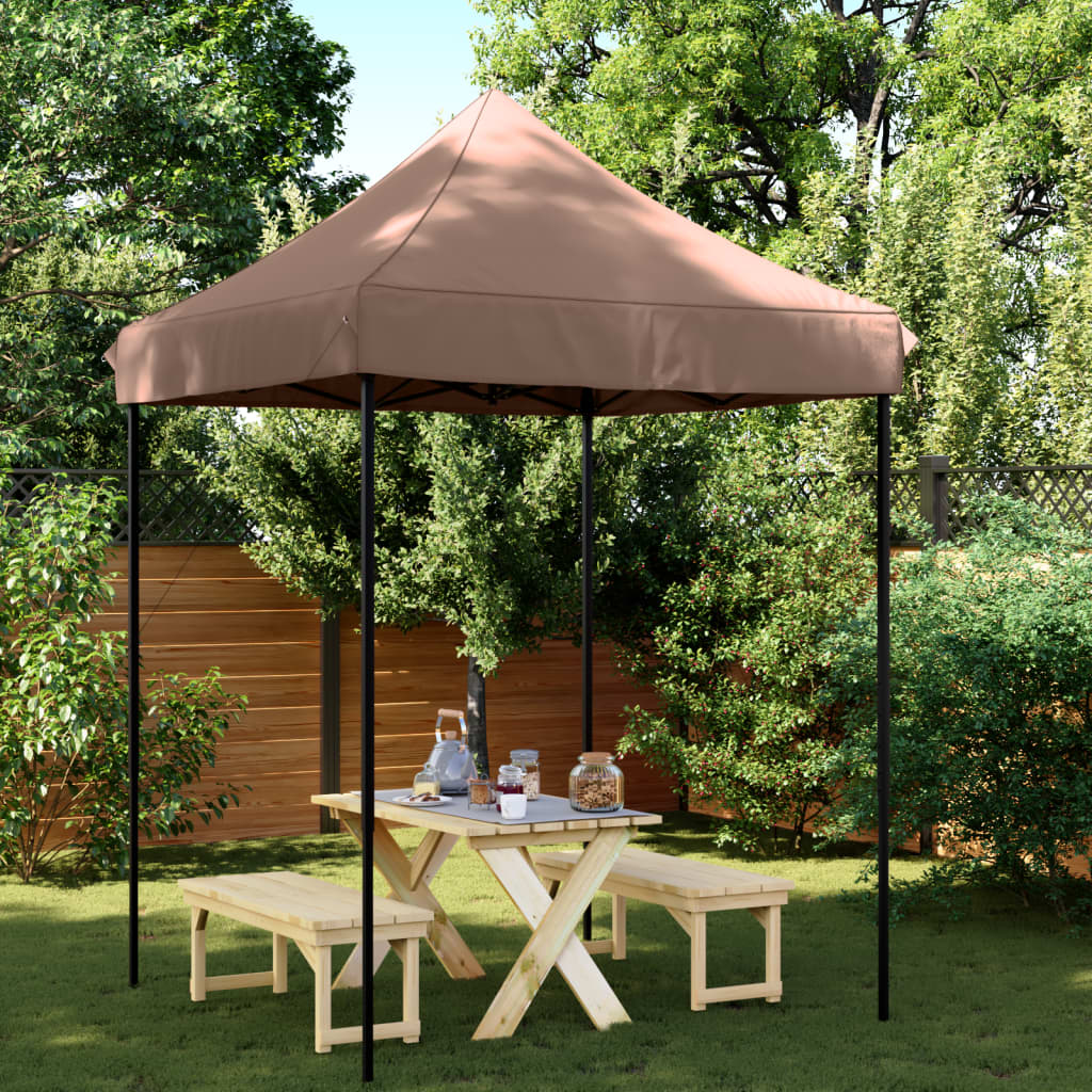Event tent ILEX, brown, 200x200cm