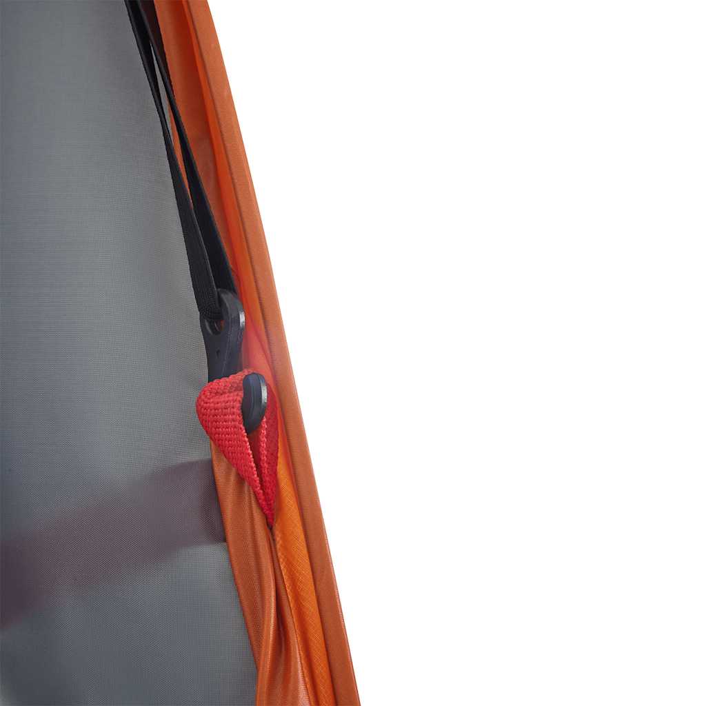Pop-up privacy tent, grey/orange
